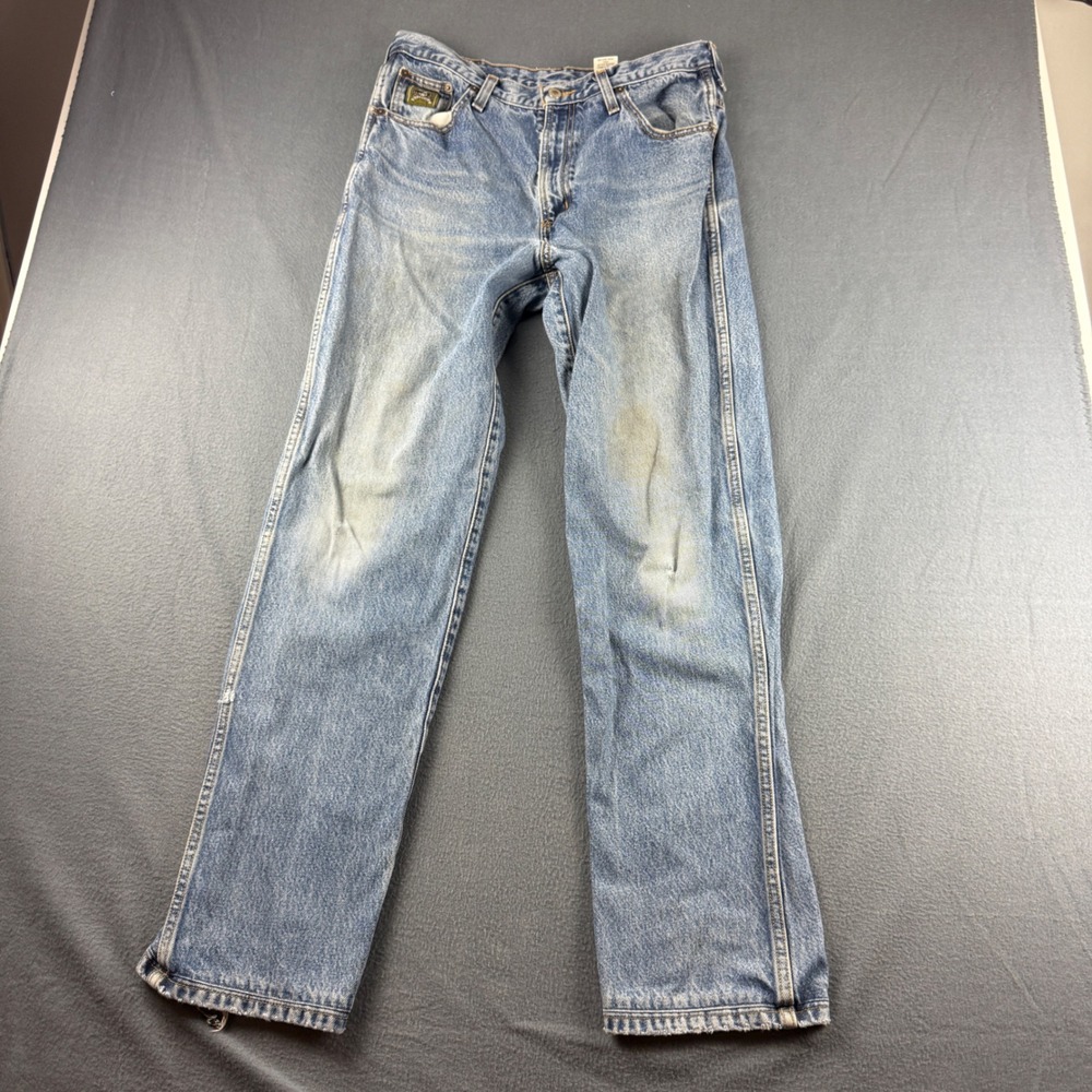 Cinch Green Label Jeans Men's 33x40 (Fits 32x33) Distressed Thrashed Workwear